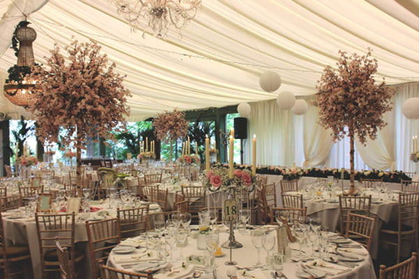 Luxury floral displays and event flowers by Magic Moments Florist